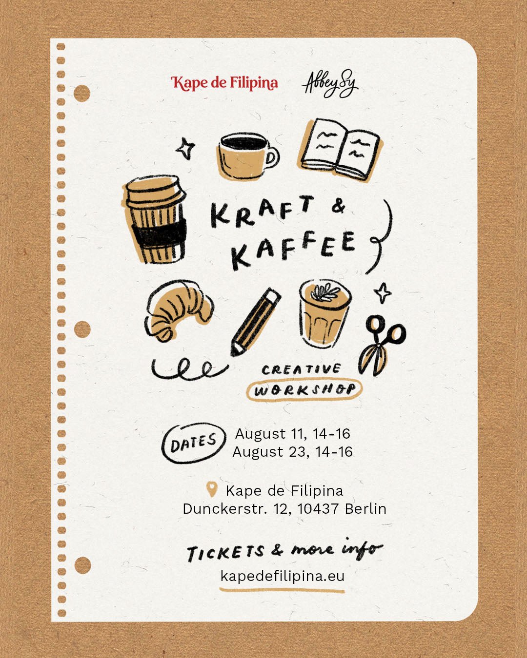 Kraft & Kaffee: A Creative Workshop - Kape de Filipina