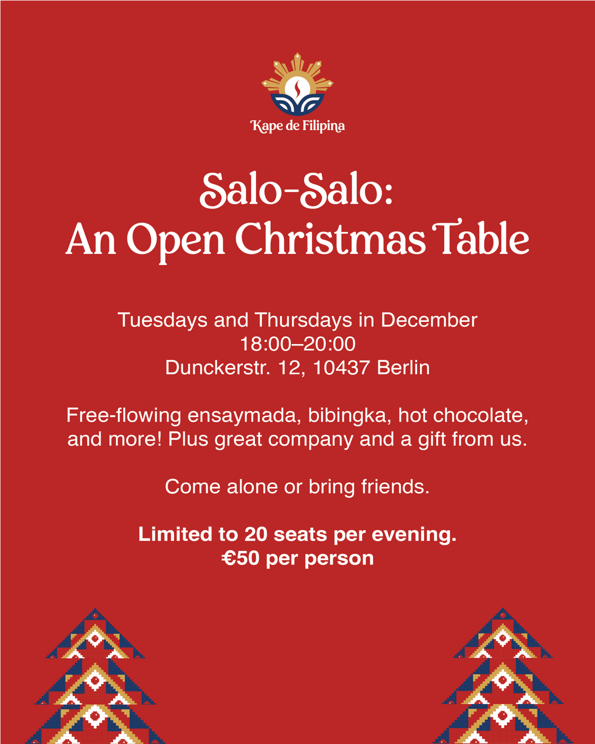 Salo-Salo: An Open Christmas Table - Kape de Filipina