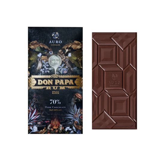Auro 70 % dunkle Schokolade mit Don Papa Rum